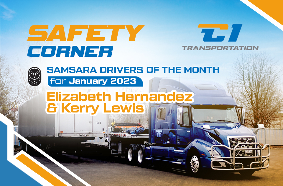Samsara drivers of the month – Elizabeth Hernandez and Kerry Lewis